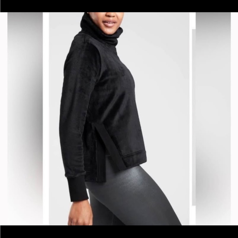 Athleta Black Teddy Jacket